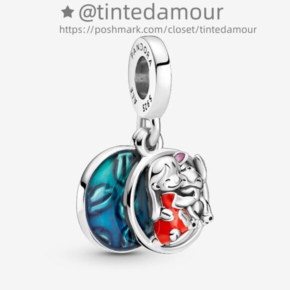 Pandora Disney Lilo & Stitch Family Dangle Charm|Pendant - Picture 1 of 2